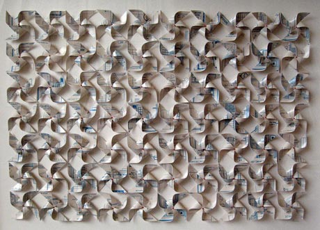 Plans, Using the architectural plans for a new building for an art work to hang in the new board room