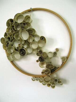 Creation, book art by Thurle Wright