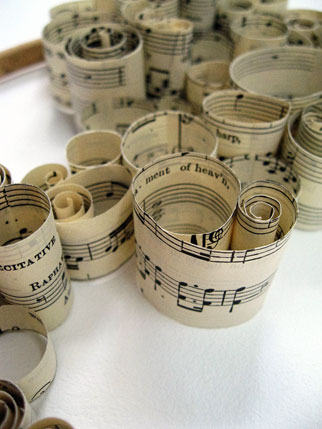 Creation, book art by Thurle Wright