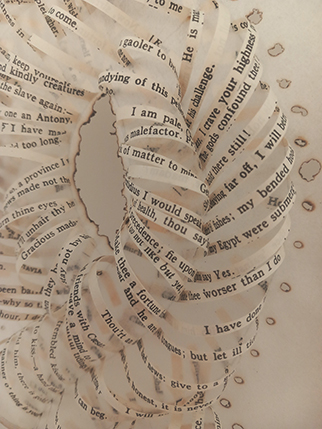 Entwined, book art by Thurle Wright