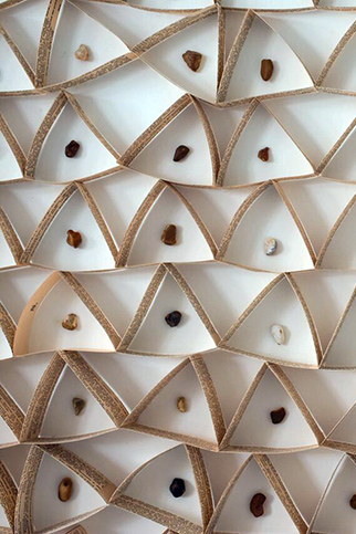 Findings, book art by Thurle Wright