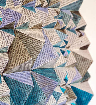 Landscape III, book art by Thurle Wright