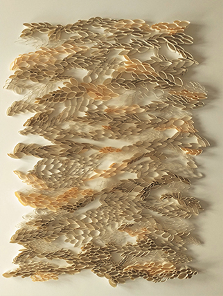 Lost world landscape, book art by Thurle Wright