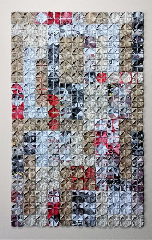 Manifesto, book art by Thurle Wright