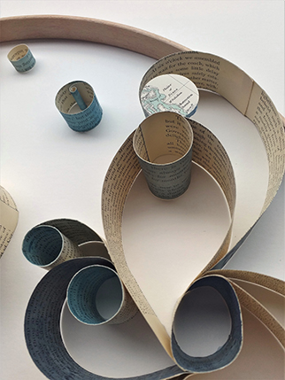 Recording, book art by Thurle Wright