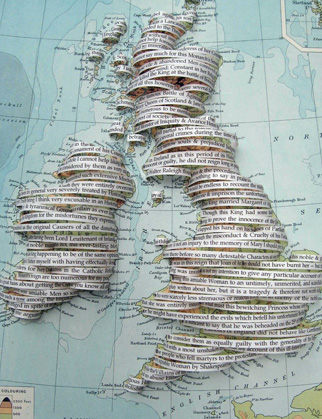 Sampler, book art by Thurle Wright