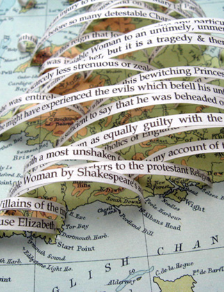 Sampler, book art by Thurle Wright