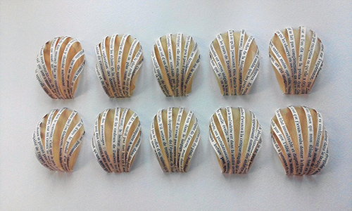 Souvenirs, book art by Thurle Wright